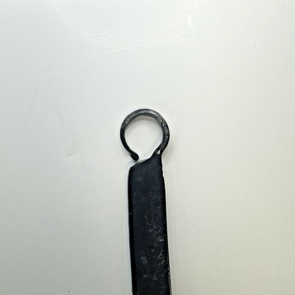 Antique VTG Brass Copper Fireplace Pot with Long Iron Handle Dipper Scoop France - Picture 4 of 8